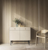 Kommode schmal Beige DAVS