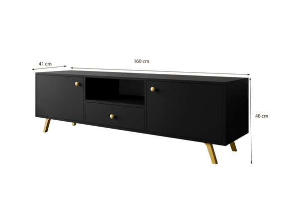 mit Schublade und zwei Türen, Glamour design SIENOS