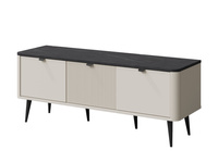 Moderner TV-Schrank LILIA Kaschmir + Graphit Breite: 130 cm