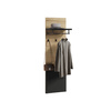 Garderoben-Set mit Spiegel und Kleiderbügeln + Schuhregal LIMA