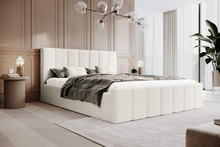 Bett LIVORA Boucle 140x200 Creme