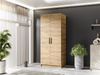 Geräumige Garderobe für Büro POLA Eiche craft