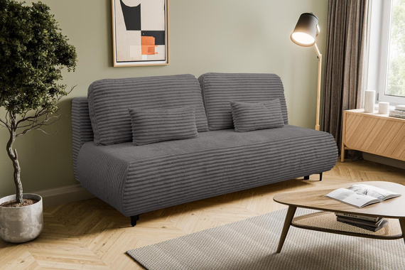 2 Sitzer Schlafsofa ohne Armlehnen graphit NEO