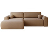 Design Ecksofa in modernem stil beige links AURA