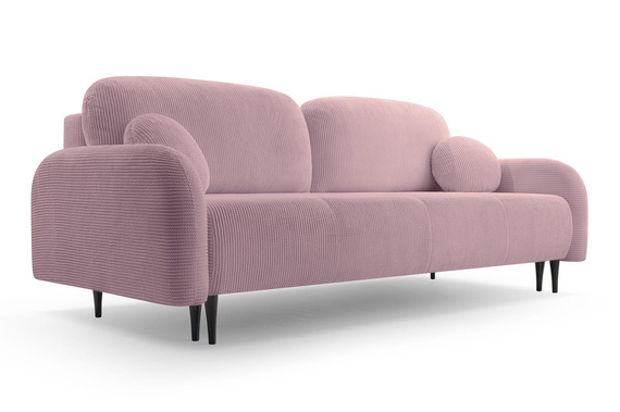 Sofa cord mit Bettkasten CLOUD Rosa