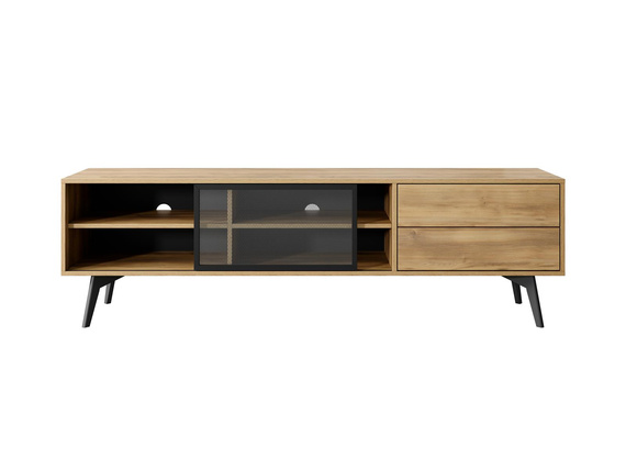 TV-Schrank mit 2 Schubladen Eiche SLOW
