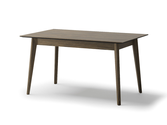 Rechteckiger Tisch ausziehbarer Eiche dunkel PAPHO