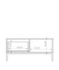 Couchtisch mit Schublade MENS Eiche Hikora
