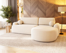 Ecksofa Design L Form OLIO Beige