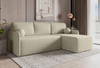 Eckcouch mit Schlaffunktion MODERNA Beige
