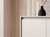 Moderne Kommode mit Lamellen JULO Beige