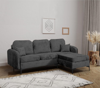 Ecksofa mit Schlaffunktion BELLA Grau