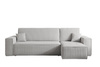 Ecksofa mit universelle Ottomane und Schlaffunktion KARL Grau