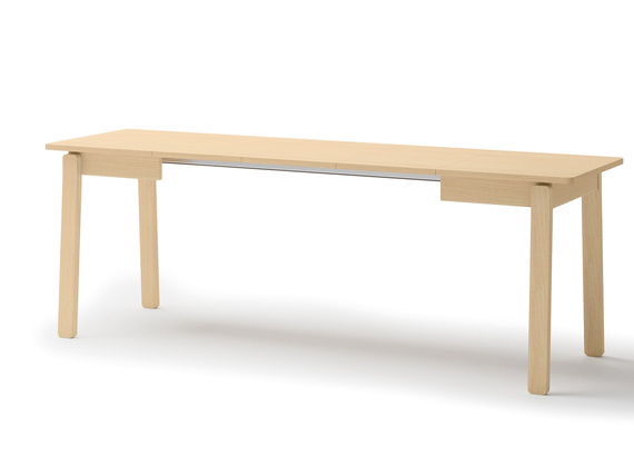 Esstisch rechteckig ausziehbar PAPHO Eiche hell