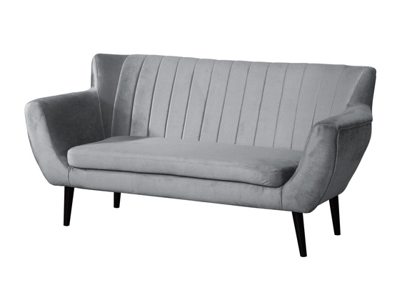 Modern Sofa mit hohen Beinen TULIO GRAU
