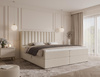 Hellbeige Boxspringbett mit Zwei Bettkästen 140x200 MEL