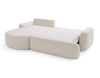 Design Ecksofa L Form OLIO Weiß