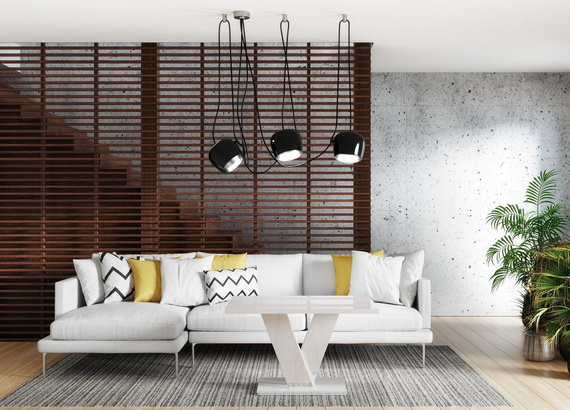 Couchtisch Modern VINCI Weiß Hochglanz