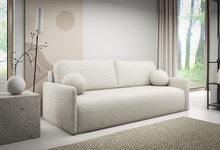 Modern schlafsofa mit Bettkasten STYLO Hellbeige