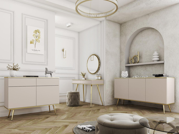 Kommode mit Schubladen POLO Beige
