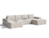 Stilvolles Sofa modern Graphit