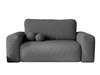 Schlafsofa 190 cm breit modern TEDIS Graphit