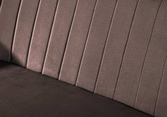 Sofa mit hohen Beinen TULIO Breite: 160 Braun