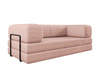 Designer Modulare Couch Schlafsofa Cord Rosa LAMILO