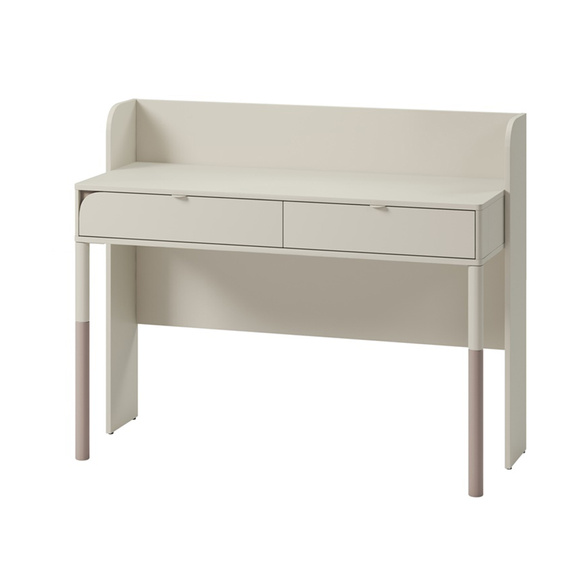 Moderne Schminktisch JUNA mit 2 Schubladen Caschmir