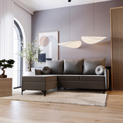 Ecksofa mit Schlaffunktion LEO Breite: 213 cm Graphit