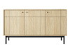 Kommode schmal mit 3 Türen LONDON Eiche linea