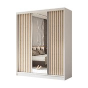 Schwebetürenschrank für das Schlafzimmer VENTURA Weiß