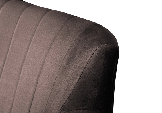 Sofa mit hohen Beinen TULIO Breite: 160 Braun