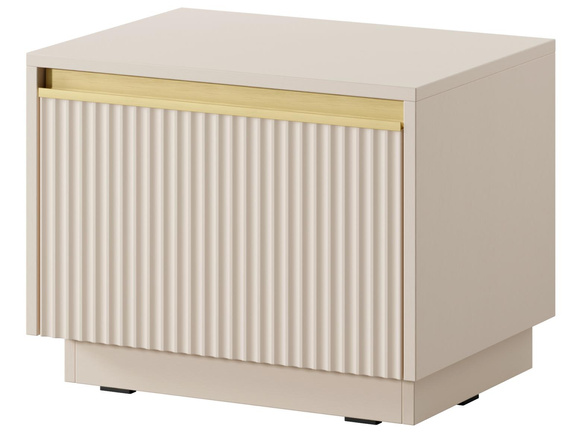 Nachttisch mit Schublade GLAM Beige 