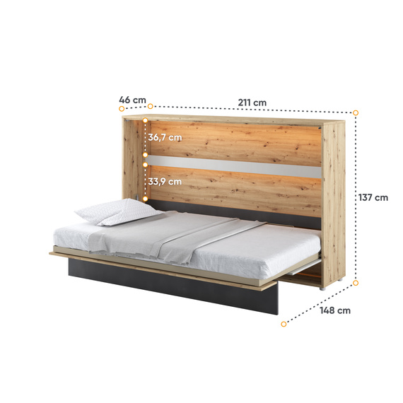 CONCEPT JUNIOR Horizontal, LED-Beleuchtung als Option