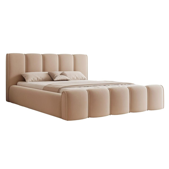 Bubble Design Gepolstertes Bett 180x200 Beige HERME
