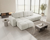 Elegant L-form Ecke links oder rechts MOSSA CREME