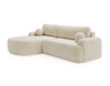 Elegantes Ecksofa L-Form OLIO Creme 
