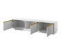 TV-Schrank für Wohnzimmer GLAM Weiß