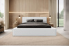 Boucle-Bett mit Stauraum 200x200 CREME ASTA