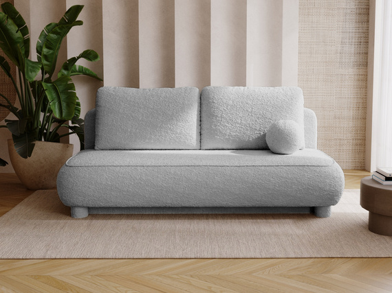 Sofa ohne Armlehnen, moderne runde Form, Moderne Couch