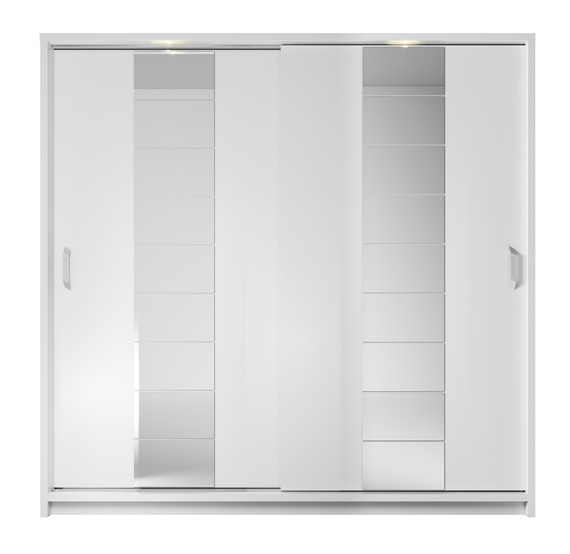 Schwebetürenschrank ARTI 14 Weiß