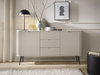 Kommode mit drei Schubladen CARLO Beige