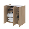 Kommode für den Flur, Breite: 95 cm Scandi PARIS Eiche