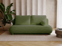 Sofa ohne Armlehnen, moderne runde Form, Moderne Couch