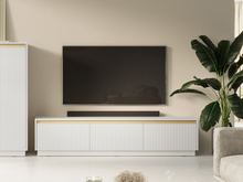 TV-Schrank für Wohnzimmer GLAM Weiß
