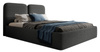 Komfort Polsterbett Bouclé 120x200 Graphit BUBBLE III