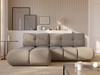 Schlafsofa mit Stauraum Beige VETTO