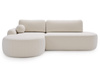 Designer Ecksofa Creme