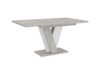 Esstisch Küchentisch MANO Beton+Weiß